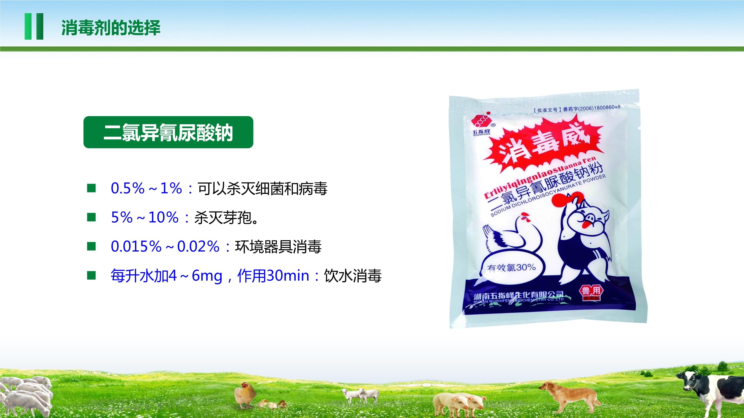 兽医消毒技术 消毒剂的选择、配制与医疗器械处理